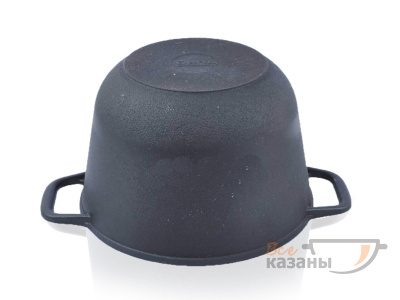 картинка Кастрюля чугунная 3л с крышкой-сковородой от магазина Vsekazany.com