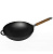 wok с деревянной ручкой