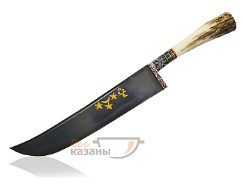 с тонкой ручкой  нож