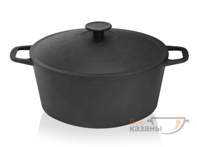 картинка Кастрюля с чугунной крышкой 5л от магазина Vsekazany.com