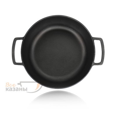 картинка Кастрюля чугунная без крышки 6л  BRIZOLL от магазина Vsekazany.com